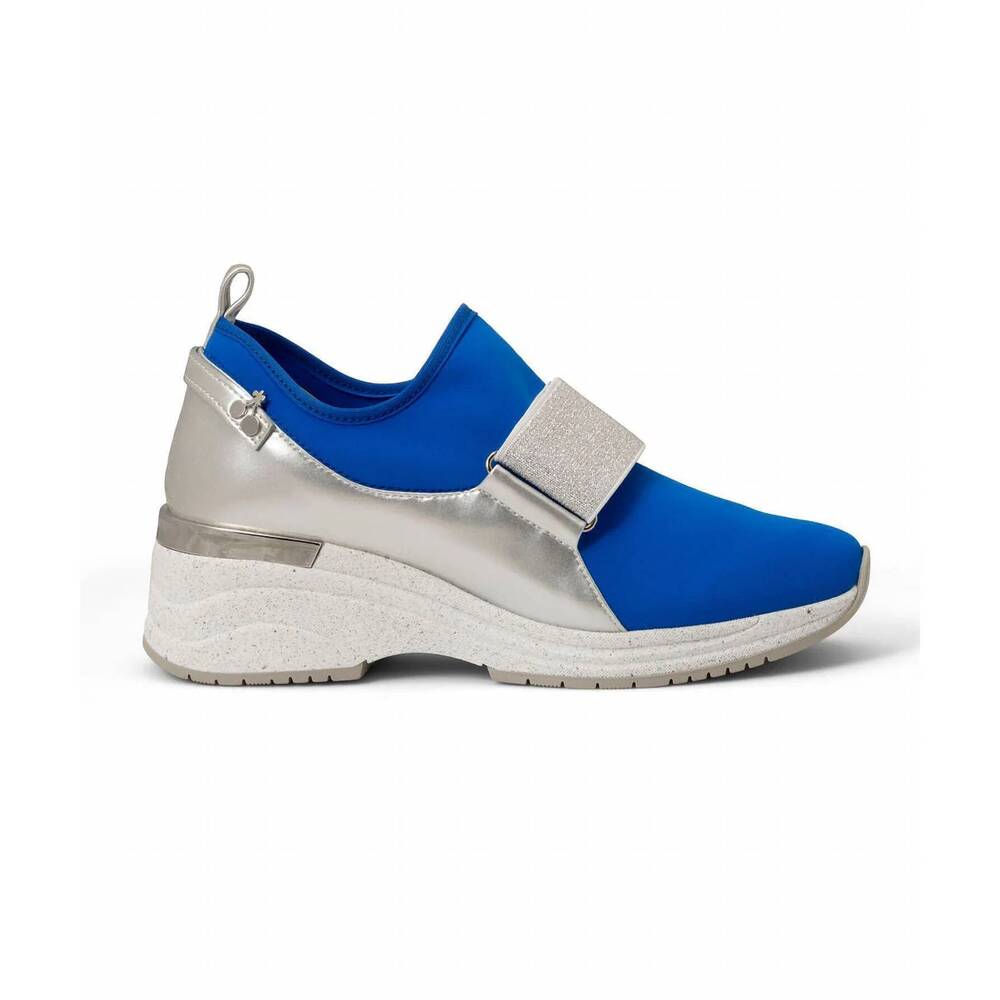 NEW FUNDAE women's sneaker loafers in cookie momster | royal blue